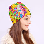 Candy And Jelly Pattern Print Beanie