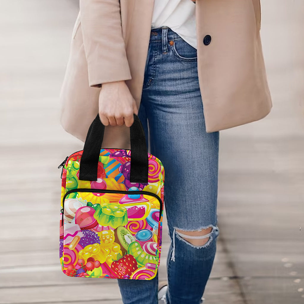 Candy And Jelly Pattern Print Bible Tote Bag