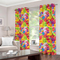 Candy And Jelly Pattern Print Dimout Grommet Curtains