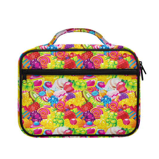 Candy And Jelly Pattern Print Briefcase Bible Bag