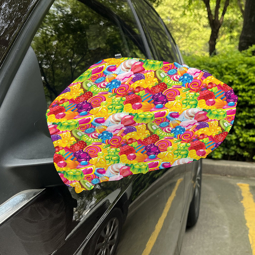 Candy And Jelly Pattern Print Car Side Mirror Covers
