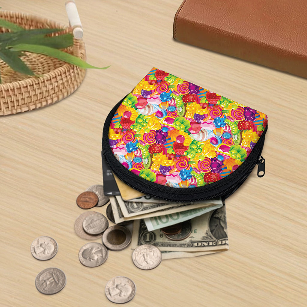 Candy And Jelly Pattern Print Coin Purse