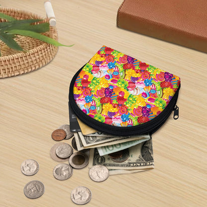 Candy And Jelly Pattern Print Coin Purse