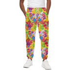 Candy And Jelly Pattern Print Cotton Pants