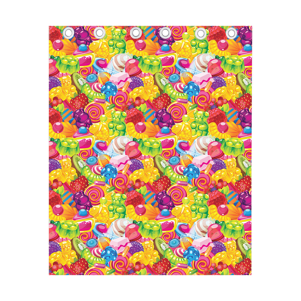 Candy And Jelly Pattern Print Curtain