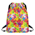 Candy And Jelly Pattern Print Drawstring Backpack