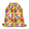 Candy And Jelly Pattern Print Drawstring Bag