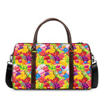 Candy And Jelly Pattern Print Duffle Bag