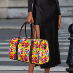 Candy And Jelly Pattern Print Duffle Bag