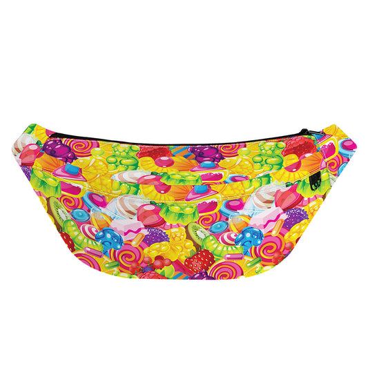 Candy And Jelly Pattern Print Fanny Pack