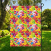 Candy And Jelly Pattern Print Garden Flag