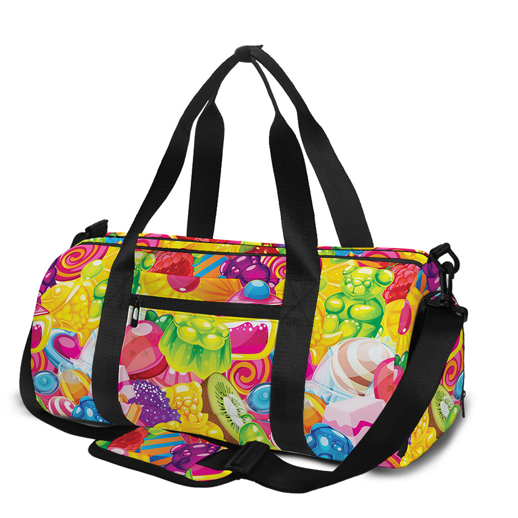 Candy And Jelly Pattern Print Gym Bag