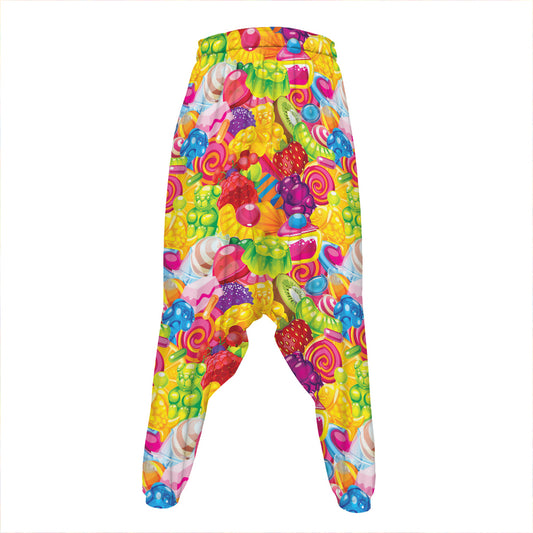 Candy And Jelly Pattern Print Hammer Pants