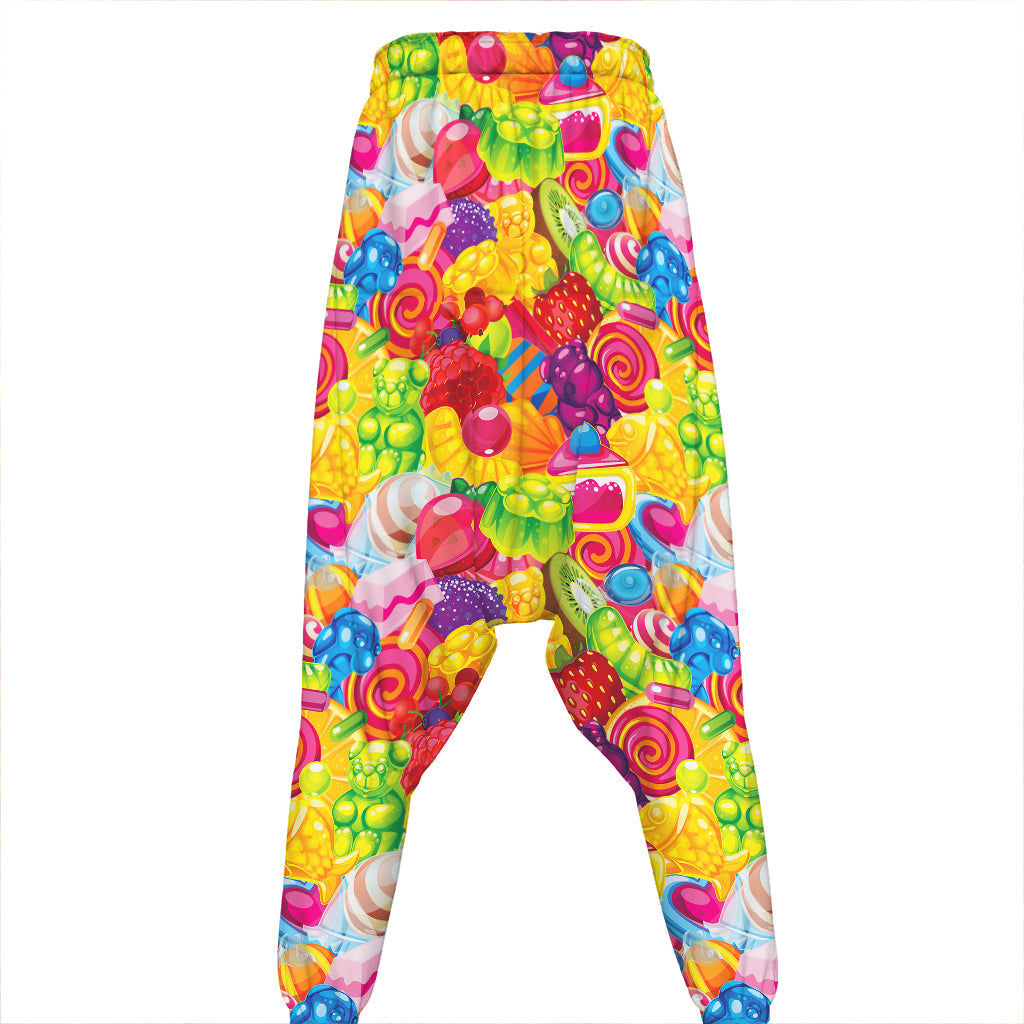 Candy And Jelly Pattern Print Hammer Pants