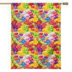 Candy And Jelly Pattern Print House Flag