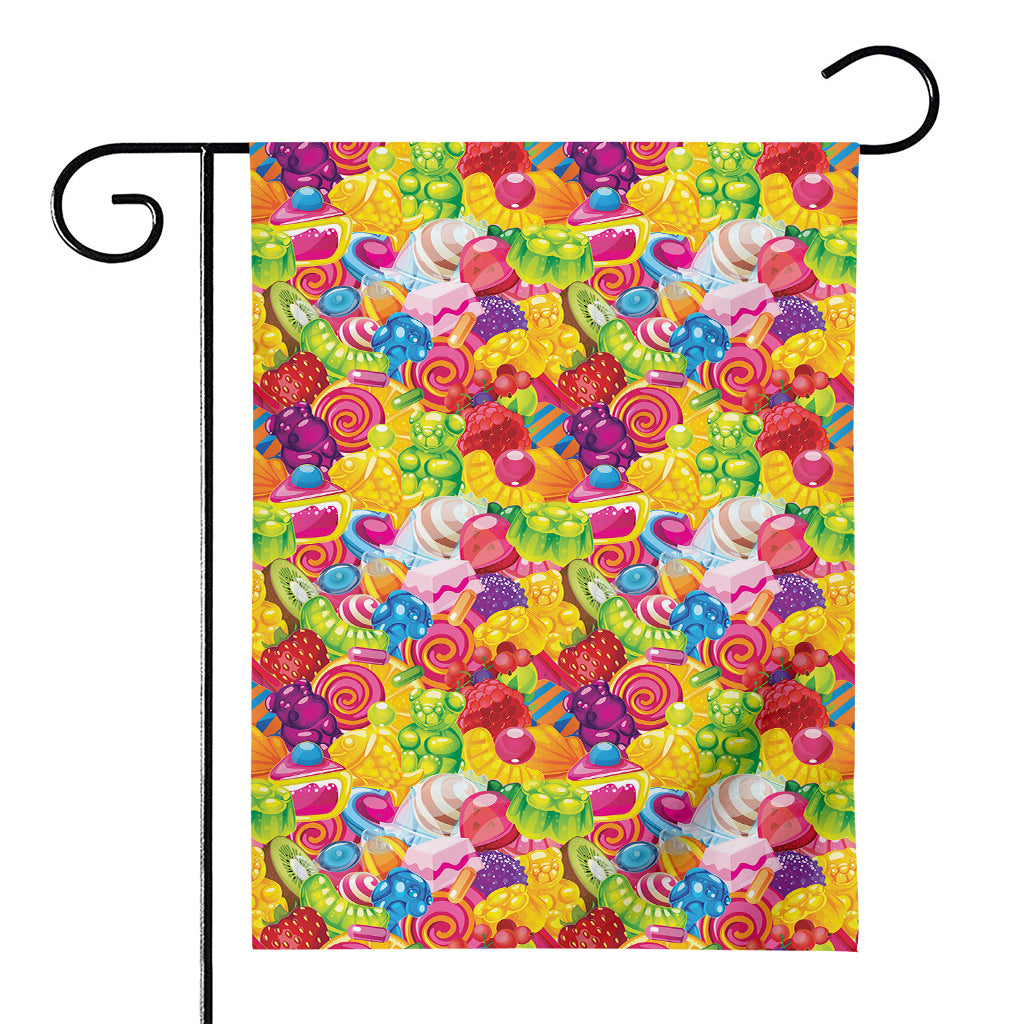 Candy And Jelly Pattern Print House Flag