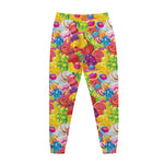 Candy And Jelly Pattern Print Jogger Pants