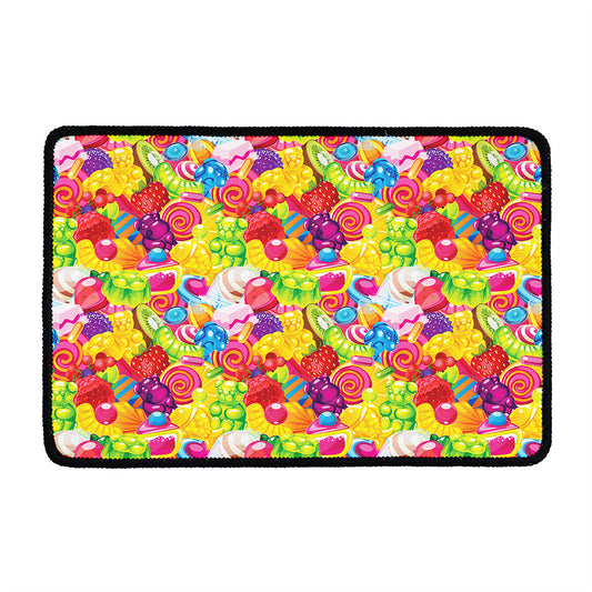 Candy And Jelly Pattern Print Kitchen Mat