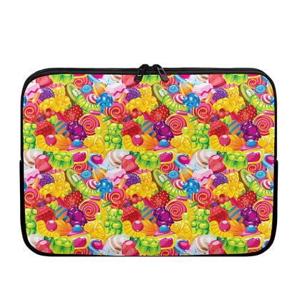 Candy And Jelly Pattern Print Laptop Sleeve