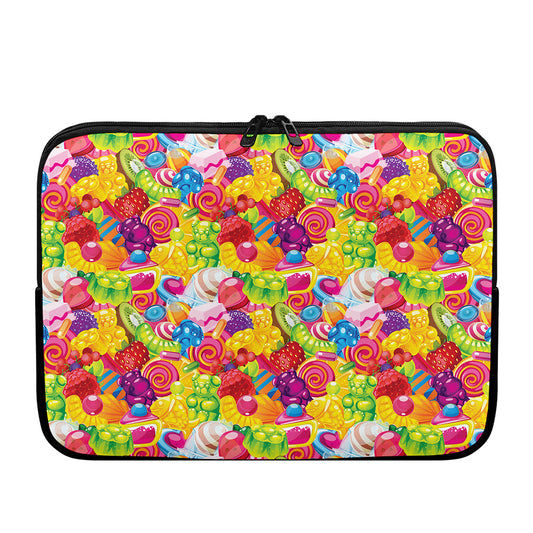 Candy And Jelly Pattern Print Laptop Sleeve