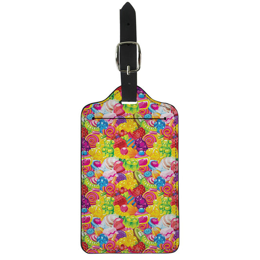 Candy And Jelly Pattern Print Luggage Tag
