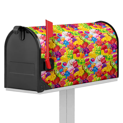 Candy And Jelly Pattern Print Mailbox Cover