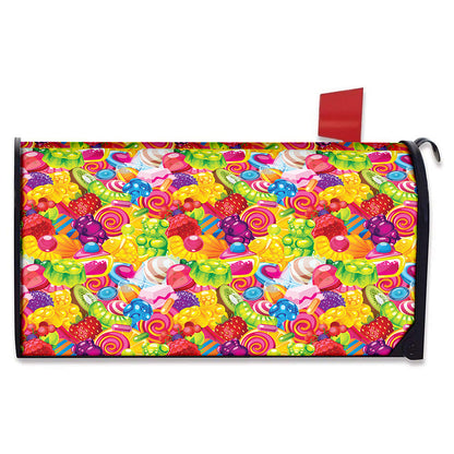 Candy And Jelly Pattern Print Mailbox Cover