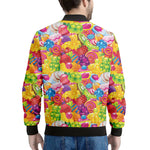 Candy And Jelly Pattern Print Men's Bomber Jacket