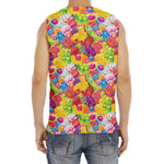 Candy And Jelly Pattern Print Men's Fitness Tank Top