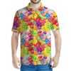 Candy And Jelly Pattern Print Men's Polo Shirt