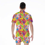 Candy And Jelly Pattern Print Men's Rompers