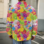 Candy And Jelly Pattern Print Men's Shirt Jacket