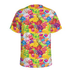 Candy And Jelly Pattern Print Men's Sports T-Shirt