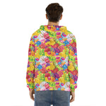 Candy And Jelly Pattern Print Men's Velvet Pullover Hoodie