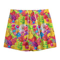 Candy And Jelly Pattern Print Mesh Shorts