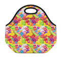 Candy And Jelly Pattern Print Neoprene Lunch Bag