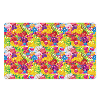 Candy And Jelly Pattern Print Polyester Doormat