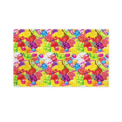 Candy And Jelly Pattern Print Polyester Flag