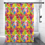 Candy And Jelly Pattern Print Premium Shower Curtain