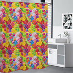 Candy And Jelly Pattern Print Premium Shower Curtain