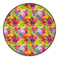 Candy And Jelly Pattern Print Round Floor Mat