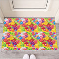 Candy And Jelly Pattern Print Rubber Doormat