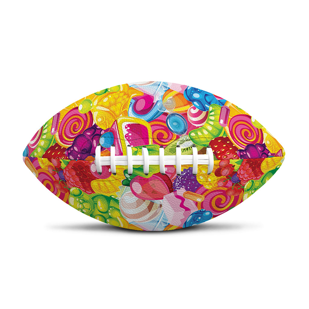 Candy And Jelly Pattern Print Rugby Ball