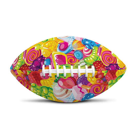 Candy And Jelly Pattern Print Rugby Ball