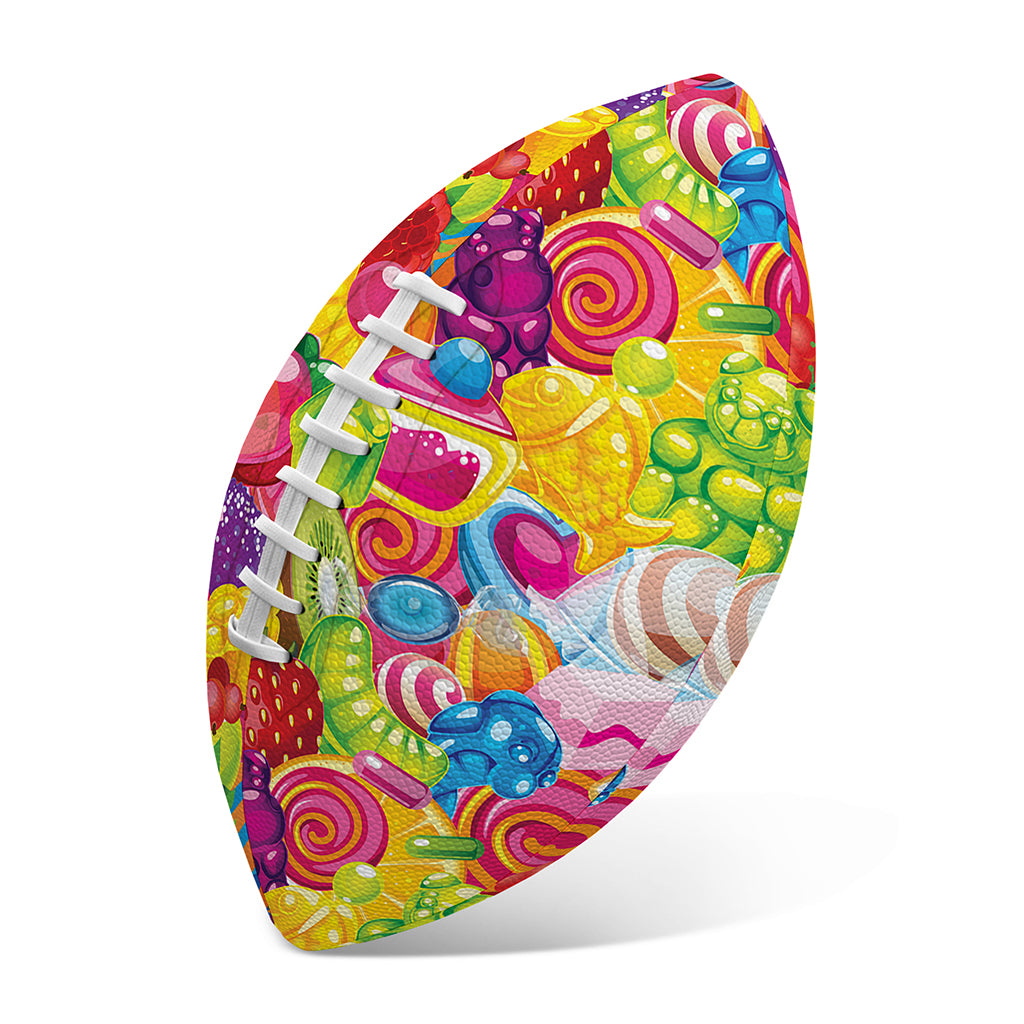 Candy And Jelly Pattern Print Rugby Ball