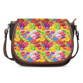 Candy And Jelly Pattern Print Saddle Bag