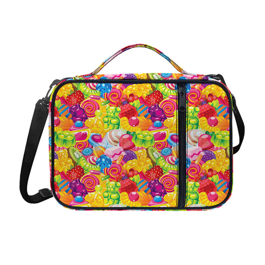 Candy And Jelly Pattern Print Shoulder Strap Bible Bag
