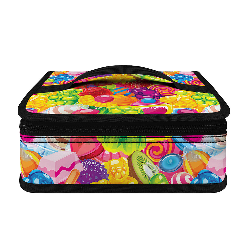 Candy And Jelly Pattern Print Small Lunch Bag