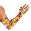 Candy And Jelly Pattern Print Sun Protection Arm Sleeves