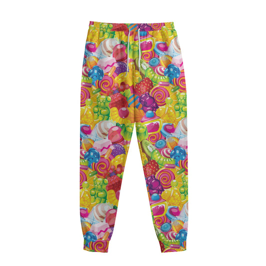 Candy And Jelly Pattern Print Sweatpants